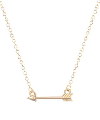 collier fleche acier inoxydable