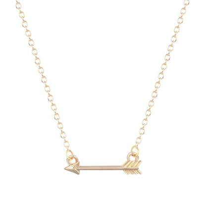 collier fleche acier inoxydable