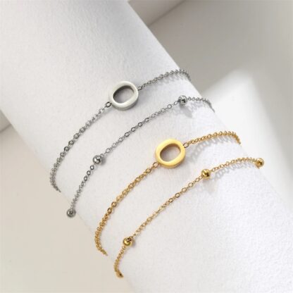 bracelet avec lettre initiale