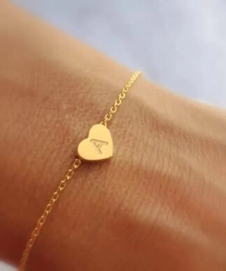 bracelet lettre pas cher