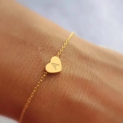 bracelet lettre pas cher