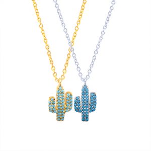 collier cactus cadeau