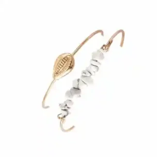 bracelet fantaisie pour femme avec coquillage