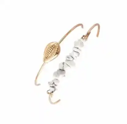 bracelet fantaisie pour femme avec coquillage