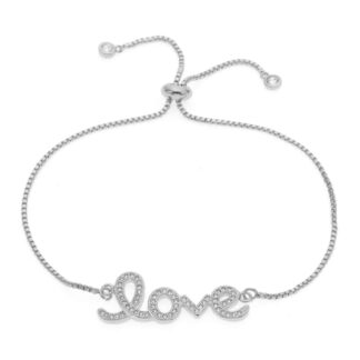 bracelet love zirconium