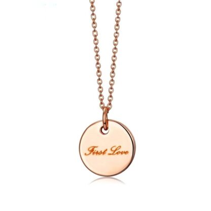 collier medaille first love