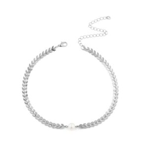 collier ras du cou argent