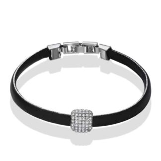 bracelet cuir femme argent