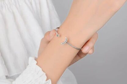 bracelet jonc argent cadeau