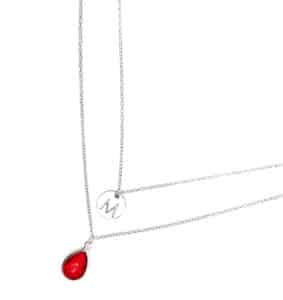 collier multirangs personnalise