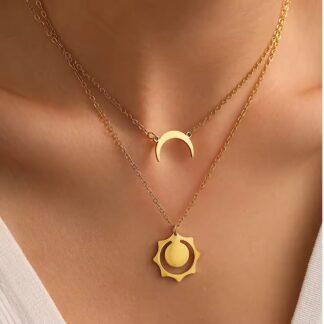 collier demi lune original