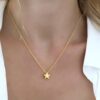 collier etoile dore pas cher