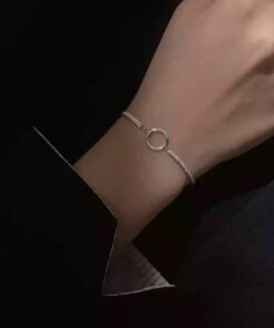 bracelet femme tendance argente