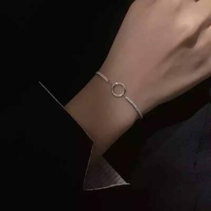bracelet femme tendance argente