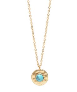collier pierre turquoise
