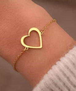 bracelet coeur femme