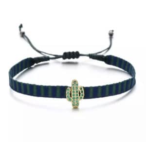 bracelet cactus cordon