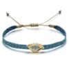 bracelet cordon turquoise