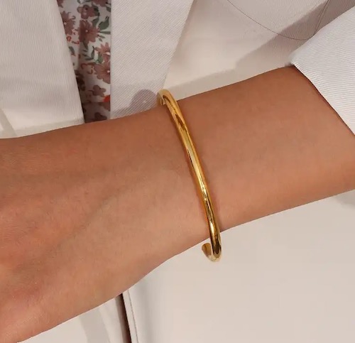 Bracelet jonc minimaliste femme