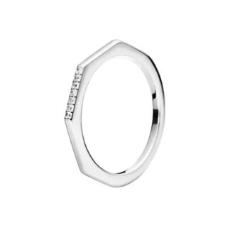 bague minimaliste argent tendance