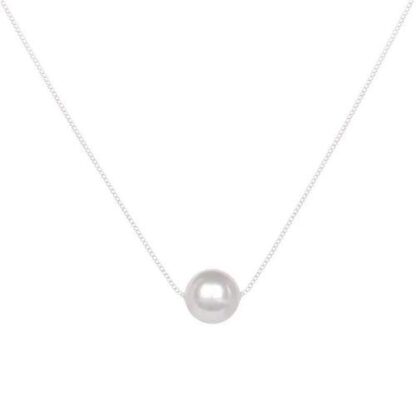 Collier perle argent – Image 2