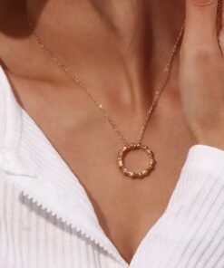 collier cercle or