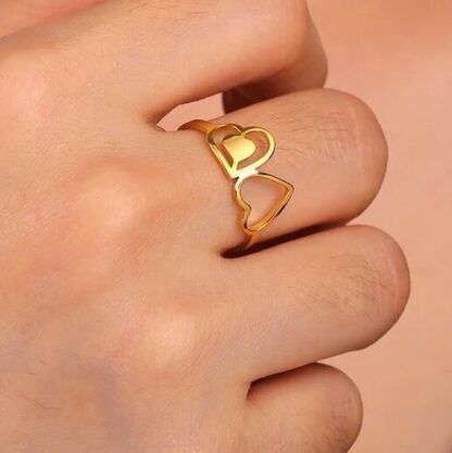 bague coeur pas cher