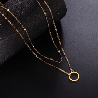 collier cercle femme