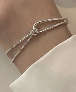 bracelet argent tendance 2024